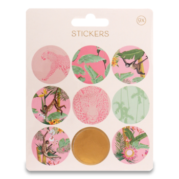 Набор стикеров Offtop Саванна, 9 шт. (849920) - Pampik