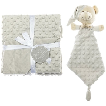 Плед с игрушкой-одеялом Interbaby Bubble Dou-Dou Bear Gray 110х80 см (8100220) - Pampik