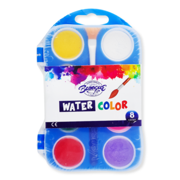 Краски акварельные Offtop, 8 цветов (853775) - Pampik