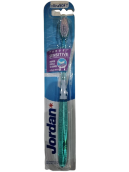 Зубная щетка Jordan Target Sensitive, для чувствительных зубов и десен, бирюзовый - Pampik