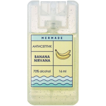 Антисептик спрей для рук Mermade Banana Nirvana, 16 мл - Pampik
