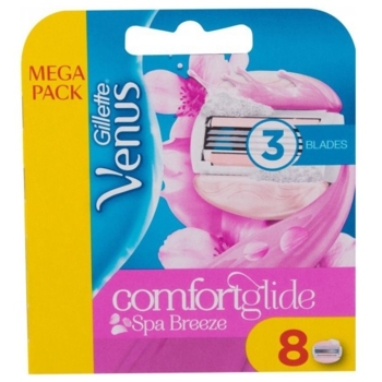 Картриджі для гоління Gillette Venus Comfortglide Spa Breeze, 8 шт. (895883) - Pampik