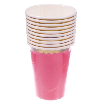 Набор стаканов одноразовых Offtop, 250 мл, красный, 6 шт. (833632) - Pampik