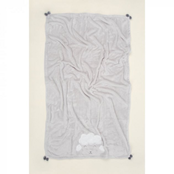 Дитячий плед Irya Wooly a.gri 120х75 см світло-сірий (svt-2000022296229) - Pampik - 2