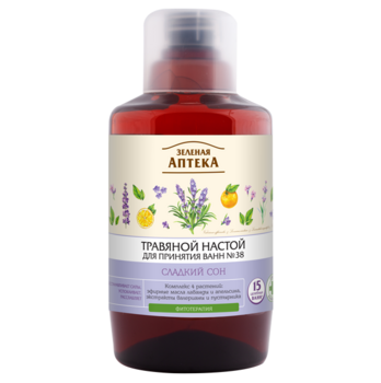Настой для ванн №38 Зеленая аптека Сладкий сон 750 мл - Pampik