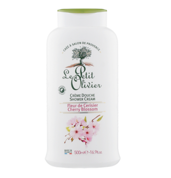 Гель-крем для душу Le Petit Olivier Вишневий цвіт, 500 мл (831180) - Pampik