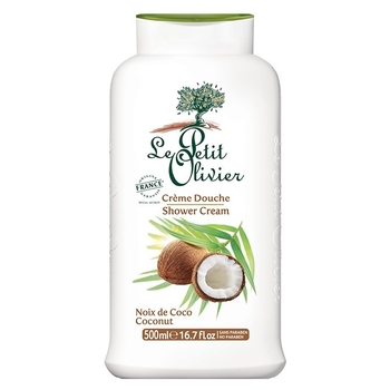 Гель-крем для душа Le Petit Olivier Extra, кокос, 500 мл (3549620007206) - Pampik