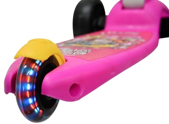 Самокат Daddychild 009T-Pink с подсветкой колес розовый (HD-009T-Pink) - Pampik - 6