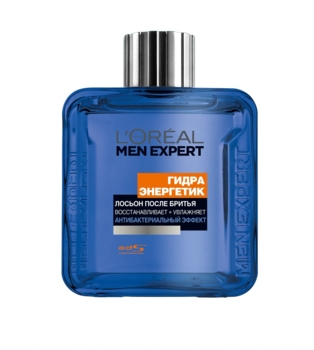 Лосьон после бритья L'oreal Paris Men Expert Гидра Энергетик Антибактериальный эффект, 100 мл - Pampik