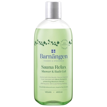 Гель для душу Barnangen Sauna Relax з екстрактом берези, для жирної та комбінованої шкіри, 400 мл (2472730) - Pampik