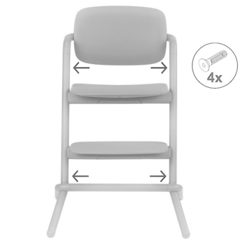 Дитячий стільчик Cybex Lemo Porcelaine white, білий (518001479) - Pampik - 8