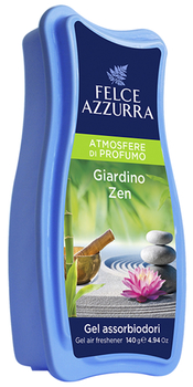 Гелевий освіжувач повітря Felce Azzurra Giardino Zen, 140 г - Pampik