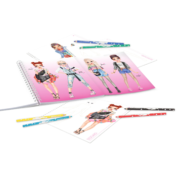 Альбом для розфарбовування Motto A/S Дизайн Top Model (411065) - Pampik - 3