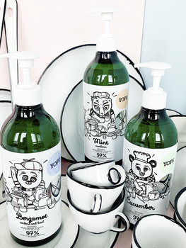 Засіб для миття посуду Yope Bergamot&Basil, 750 мл - Pampik - 5