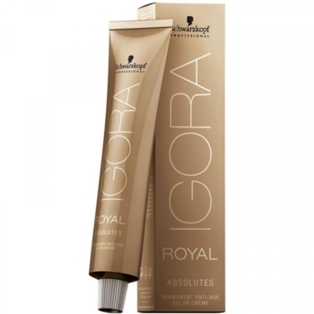Перманентна фарба для сивого волосся Schwarzkopf Igora Royal Absolutes, відтінок 5-60 (світло-коричневий шоколадний натуральний), 60 мл (2681922) - Pampik