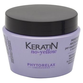 Маска Phytorelax Keratin No-Yellow для светлых волос, 250 мл (6026881) - Pampik