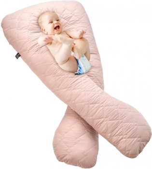 Подушка для вагітних та годування Ideia Sei Design, 140х75х20 см, бежевий (8-32757) - Pampik - 4