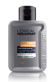 Гель после бритья L'oreal Paris Men Expert Гидра Энергетик Ледяной эффект, 100 мл - Pampik