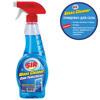 Cпрей Sir для очищення скляних поверхонь, 500 мл (152.SR.010.05) - Pampik