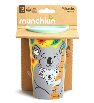 Чашка-непроливайка Munchkin Miracle 360 WildLove Коала, 266 мл, м'ятний (051834) - Pampik - 4