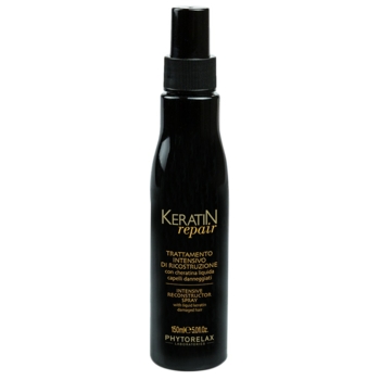 Спрей Phytorelax Keratin Repair для интенсивного восстановления поврежденных волос, 150 мл (6009051) - Pampik