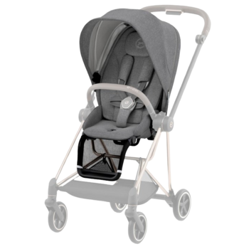 Комплект текстиля Cybex Mios Manhattan grey plus, серый (521002579) - Pampik