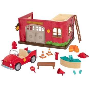 Ігровий набір Lil Woodzeez Пожежна станція (WZ6609Z) - Pampik
