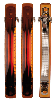 Набір затискачів для волосся Titania, 3 шт., коричневий (7854 B) - Pampik