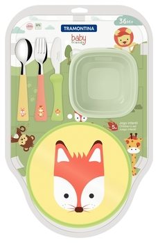 Набір дитячого посуду Tramontina Baby Friends, 5 предметів (23797/908) - Pampik - 2
