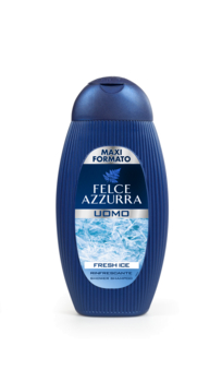Шампунь и гель для душа для мужчин Felce Azzurra Fresh Ice, 400 мл - Pampik