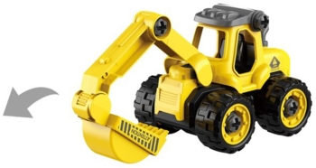 Конструктор DIY Spatial Creativity Екскаватор LM9011, жовтий (CJ-1614166) - Pampik