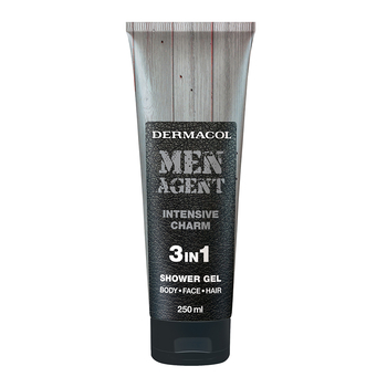 Гель для душу 3 в 1 Dermacol Intensive Charm Men Agent, 250 мл - Pampik