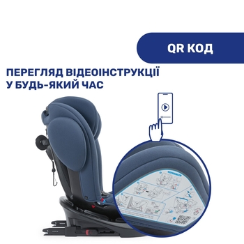 Автокресло Chicco Unico Plus, синий (79715.39) - Pampik - 10