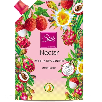 Крем-мило Shik Nectar Пітахайя та Лічі, 460 г - Pampik