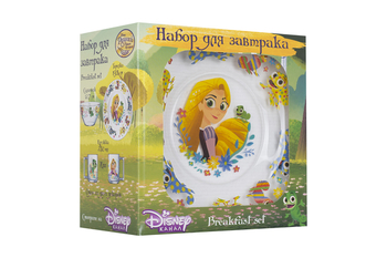 Набор детской посуды ОСЗ Disney Рапунцель, 3 предмета (18с2055 ДЗ Рапунц) - Pampik - 6
