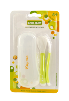 Набір посуду Baby Team, зелений (6105_зелений) - Pampik - 4