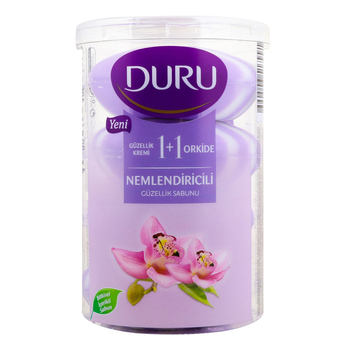 Мило Duru 1+1 Орхідея зі зволожуючим кремом, 400 г (4 шт. по 100 г) - Pampik
