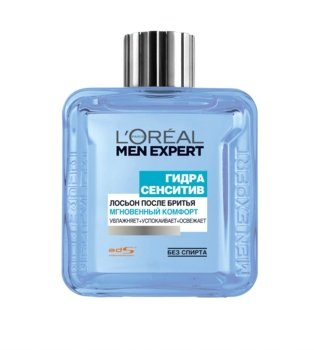 Лосьйон після гоління L'oreal Paris Men Expert Гідра Сенситів Миттєвий Комфорт, 100 мл - Pampik