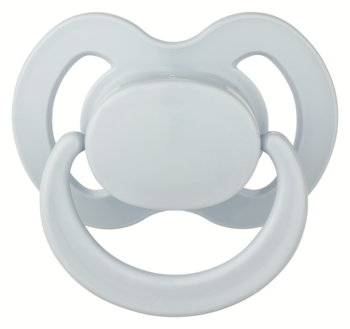 Пустышка силиконовая Baby-Nova с кольцом, ортодонтическая, 18+ мес., голубой с темно-синим, 2шт (3962025) - Pampik - 3