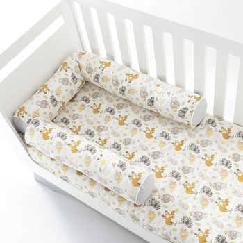 Защитный бортик-валик в кроватку Papaella Обнимашки (8-34533 обіймашки) - Pampik