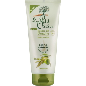 Олія для душу Le Petit Olivier Shower Butter Оливкова олія, 200 г (3549620007800) - Pampik