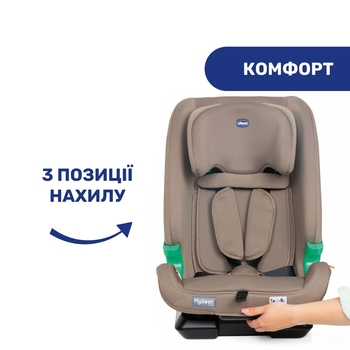 Автокресло Chicco MySeat i-Size, бежевый (79871.25) - Pampik - 8