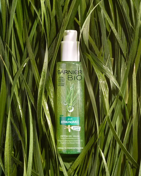 Детокс-гель для умывания Garnier Bio для нормальной и комбинированной кожи лица с экстрактом лемонграсса 150 мл (C6308400) - Pampik - 3
