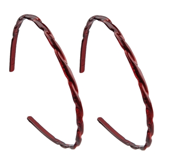 Обруч для волос Titania Curl, коричневый, 2 шт. (7964) - Pampik