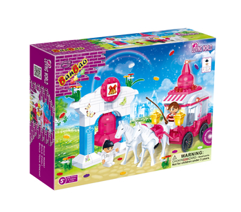 Конструктор BanBao Любящий мир Карета для принцессы, 328 элементов (6107) - Pampik