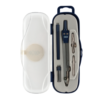 Готовальня ZiBi College, 5 предметів, темно-синій (ZB.5312CL-03) - Pampik - 2