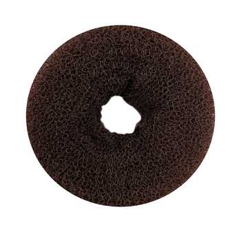 Валик-бублик для волосся Titania, 1 шт., коричневий (7834) - Pampik