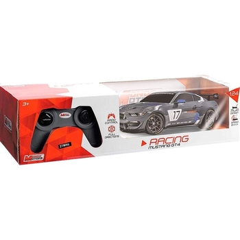 Автомодель на радиоуправлении Mondo Mustang Global GT4 R/C 1:24 темно-серый (63538) - Pampik - 4