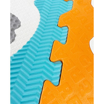 Дитячий розвиваючий ігровий килимок-пазл Baby Great Улюблені тварини, 92х92 см (GB-M2006) - Pampik - 3