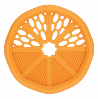 Силиконовый прорезыватель Nuby Апельсин, оранжевый (NV06007orang) - Pampik - 2